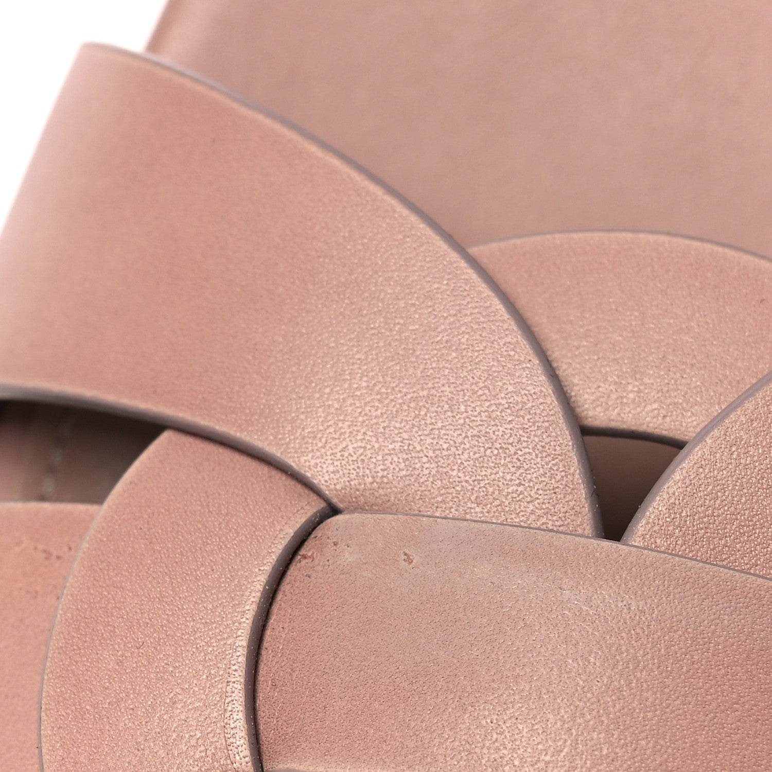 Saint Laurent Calfskin Tribute 05 Slide Sandals 40.5 Nude 11 of 14