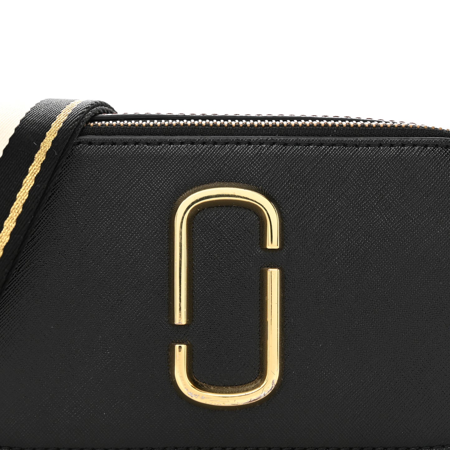 Saffiano Small Snapshot Camera Bag Black Multicolor
