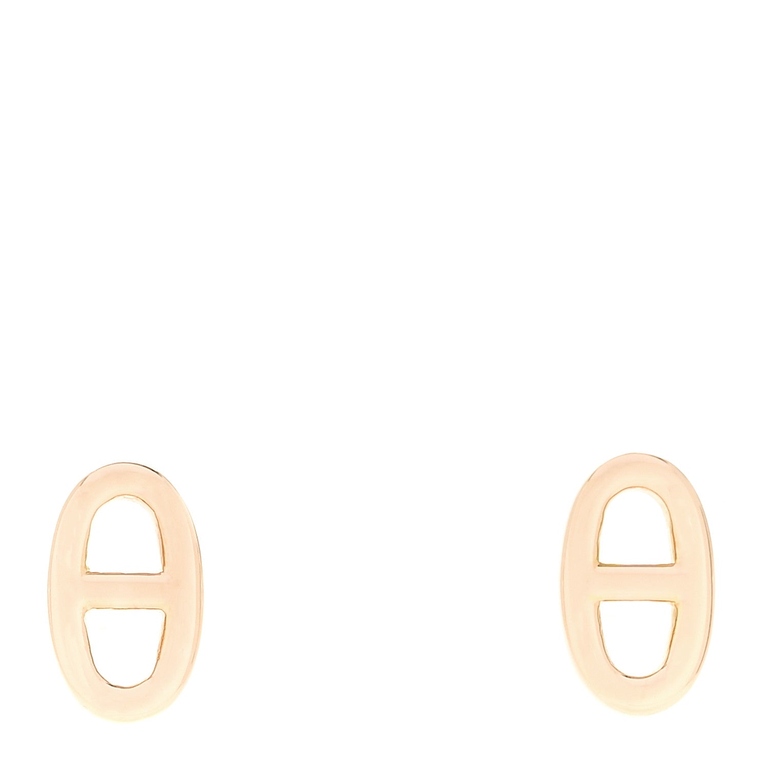 Hermes 18K Rose Gold TPM Farandole Stud Earrings 1 of 5