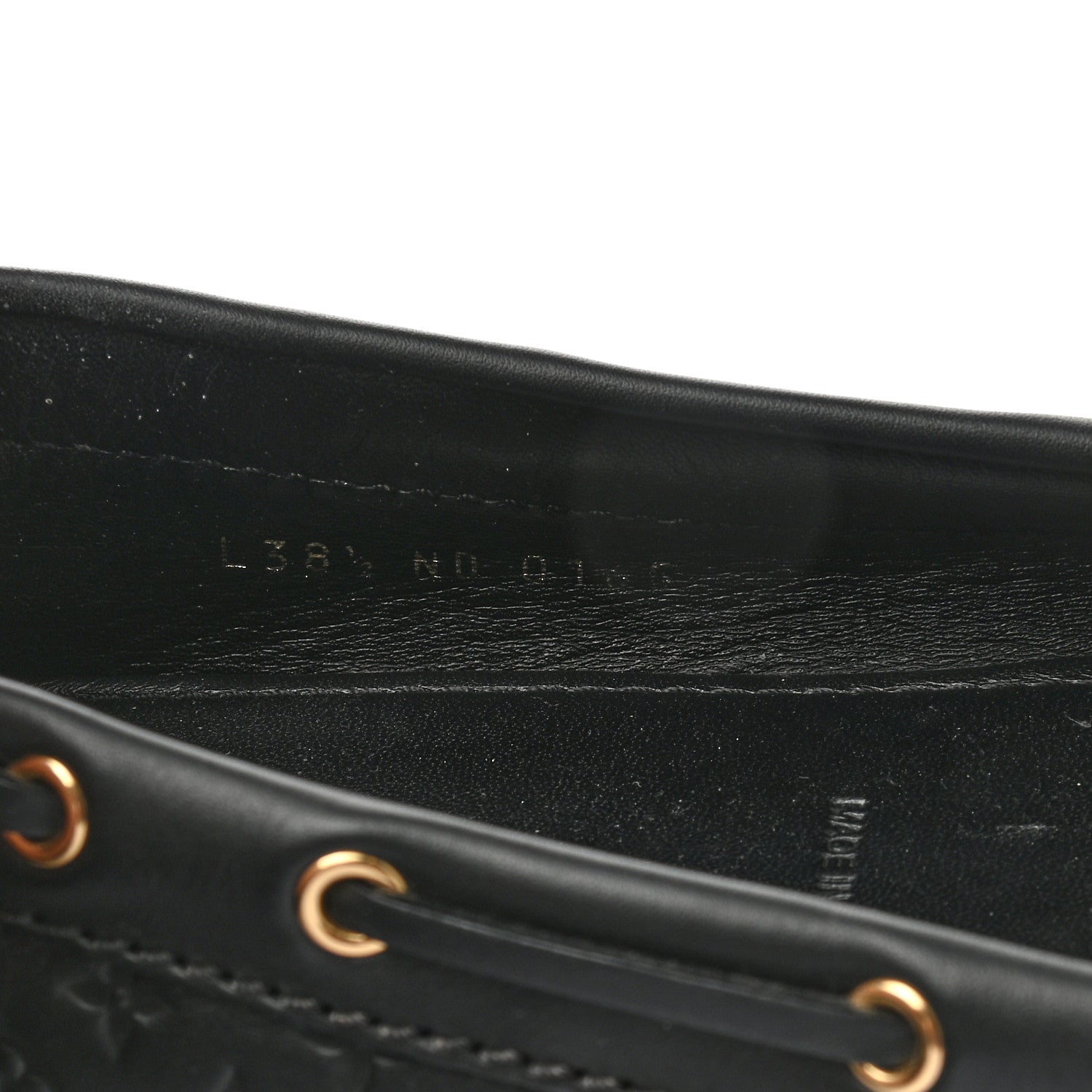 Louis Vuitton Empreinte Gloria Loafers 38.5 Black 7 of 7