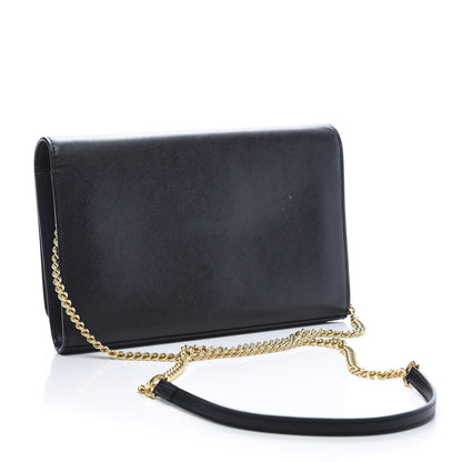 Fendi Vitello Liberty Lucido F is Fendi Wallet on Chain Black 3 of 11