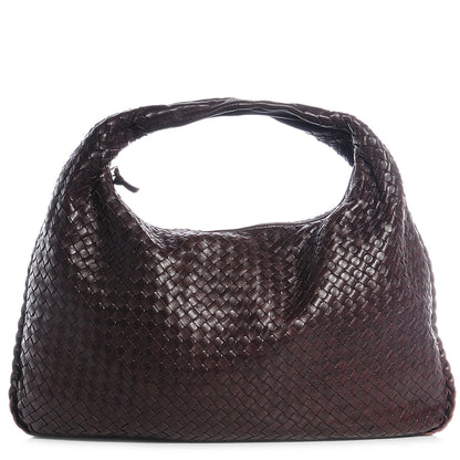 Bottega Veneta Nappa Intrecciato Large Veneta Hobo Ebano 1 of 8