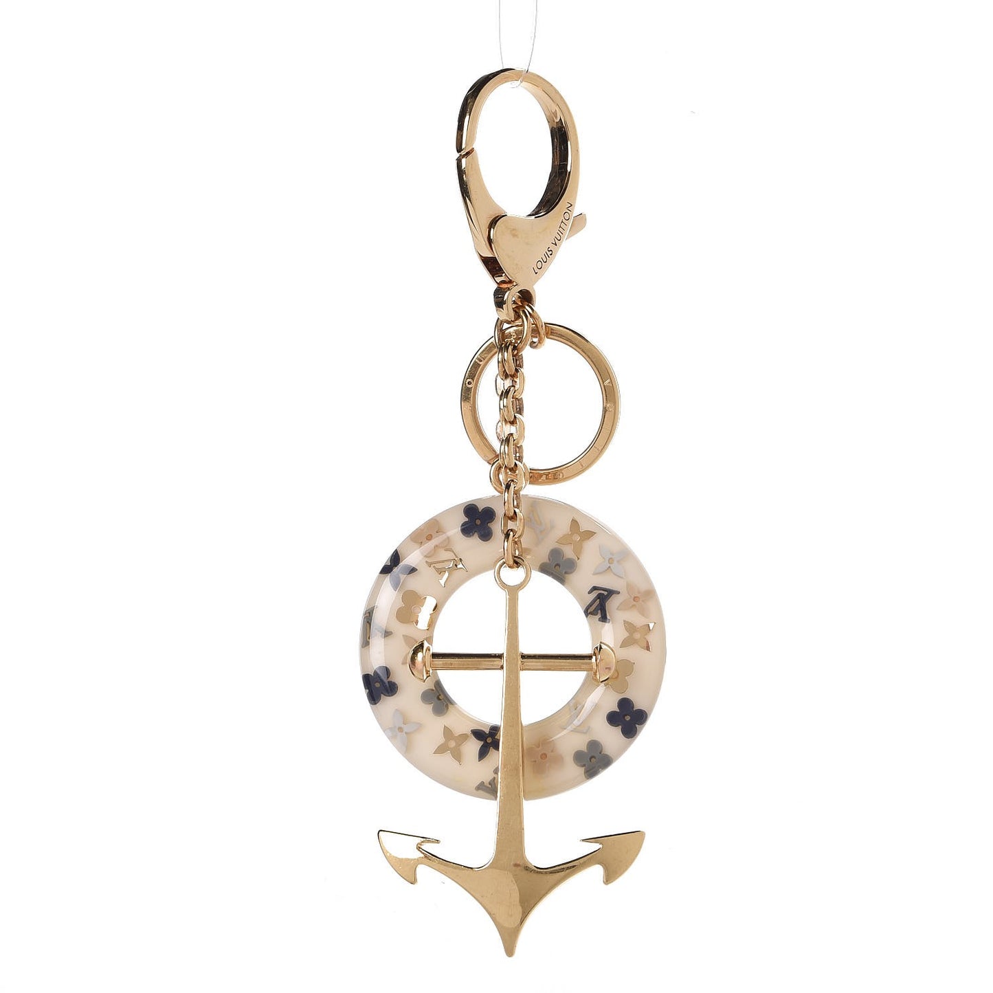Marina Key Holder Bag Charm Azur
