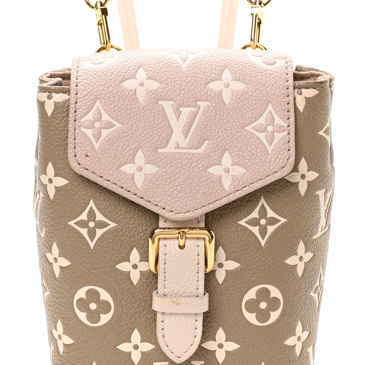 Louis Vuitton Empreinte Monogram Spring In The City Tiny Backpack Kaki Beige Cream 7 of 10