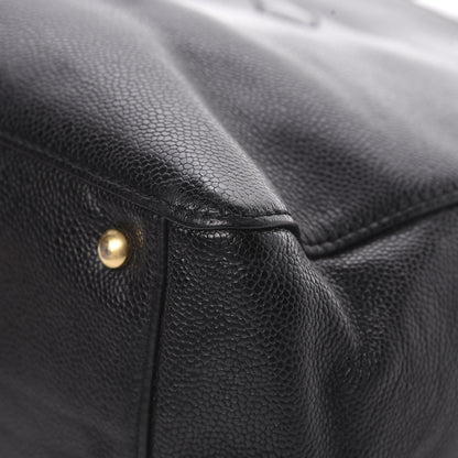 Chanel Caviar CC Tote Black 10 of 20
