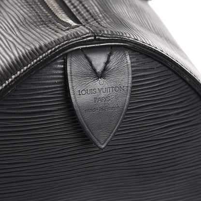 Louis Vuitton Epi Speedy 30 Black 6 of 15