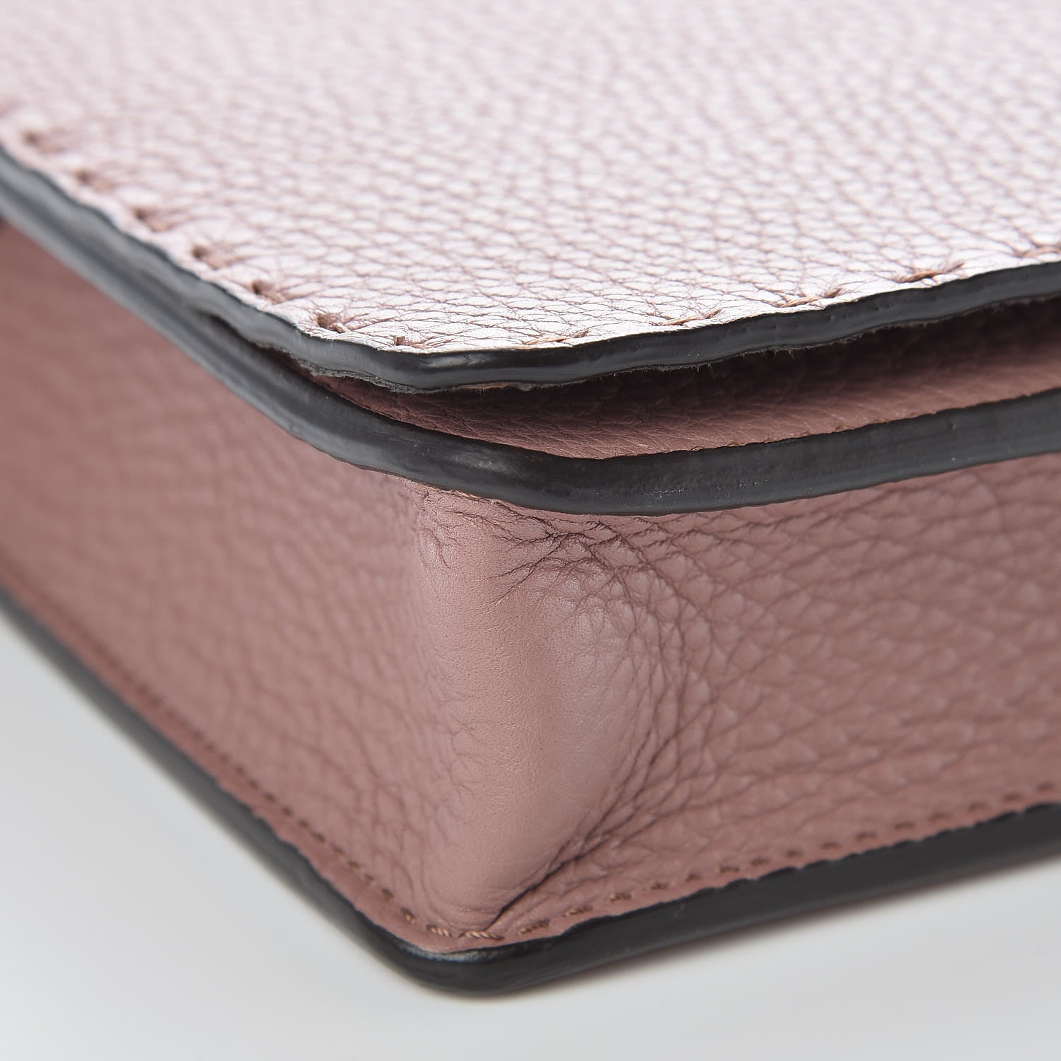 Fendi Cuoio Romano Selleria Messenger English Rose 8 of 9