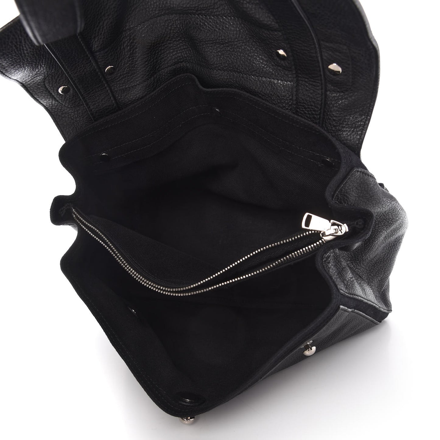 Calfskin Canvas Medium Muse Two Black