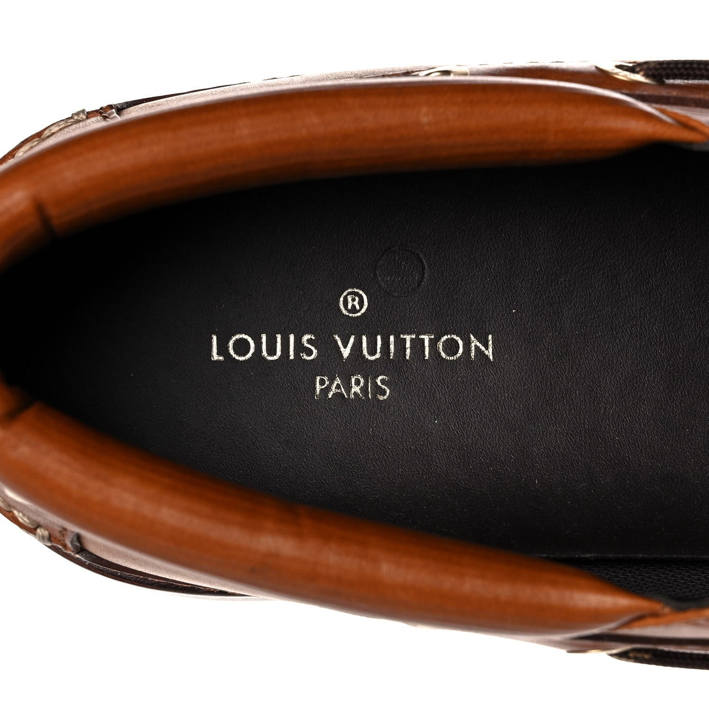 Calfskin Mens Summerland Boat Shoes 7.5 Cognac