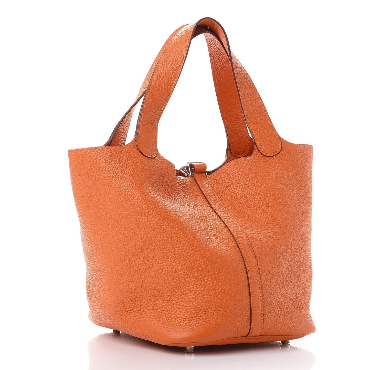 Taurillon Clemence Picotin Lock 22 MM Orange