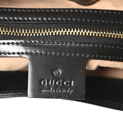 Gucci Boarded Dyana Lux Calfskin Small Jackie 1961 Hobo Black 6 of 10