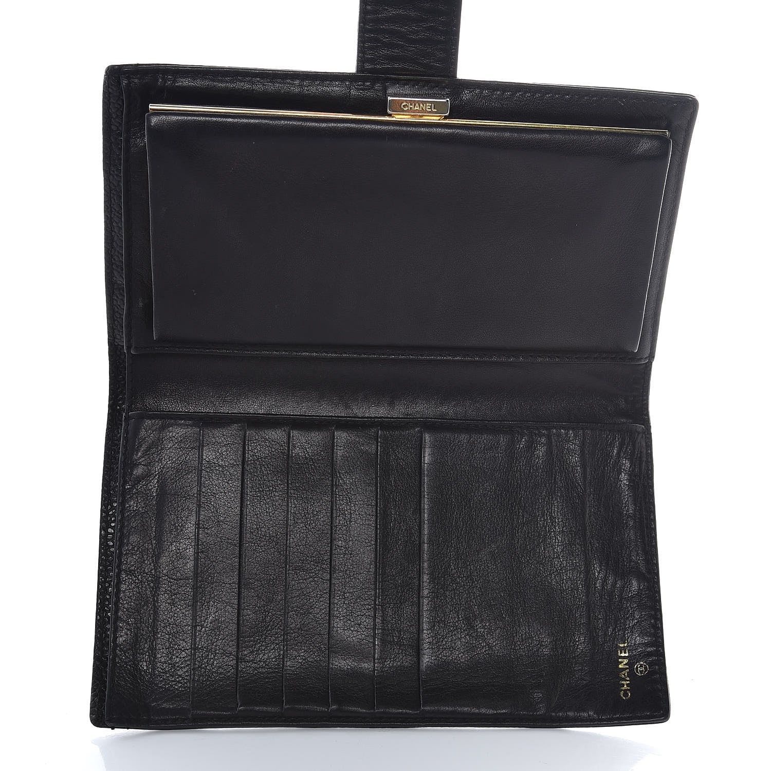 Chanel Caviar Timeless CC French Wallet Black 5 of 18