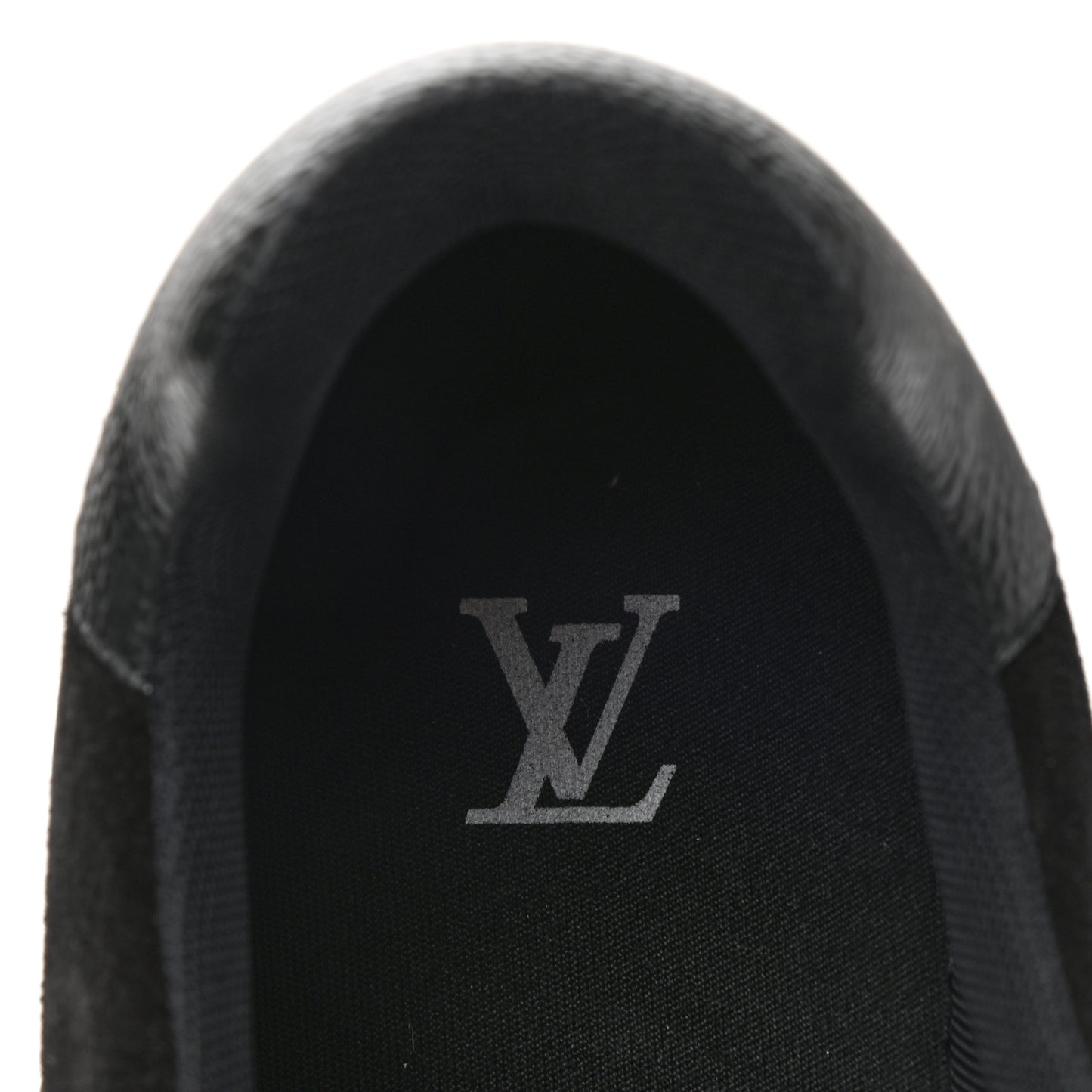 Monogram Eclipse Mens LV Trainer Sneakers 9 Black