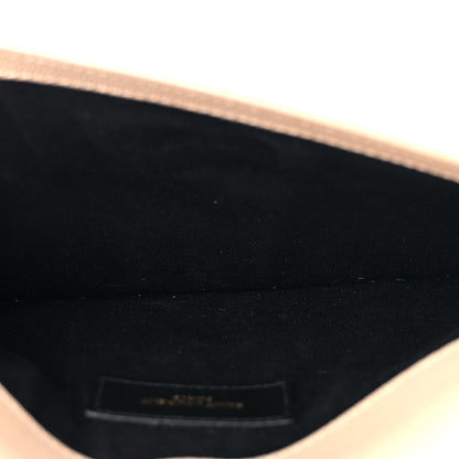 Saint Laurent Grain De Poudre Uptown Pouch Dark Beige 5 of 9