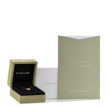 Van Cleef & Arpels 18K Rose Gold Sweet Alhambra Pendant Necklace 5 of 6