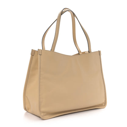 Gucci New Sakai Calfskin Lux Horsebit 1955 Tote Bag Bubble Tea 3 of 9
