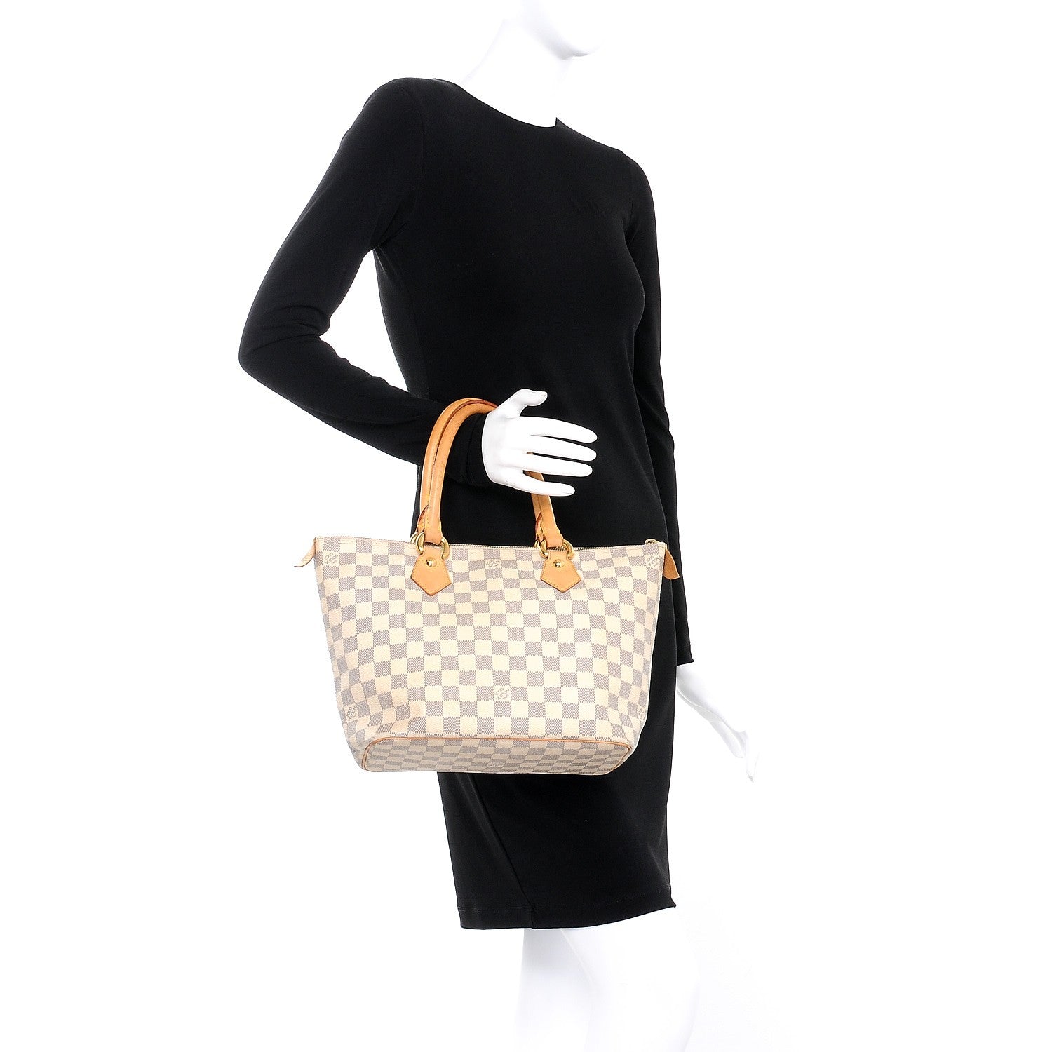 Louis Vuitton Damier Azur Saleya PM 2 of 9