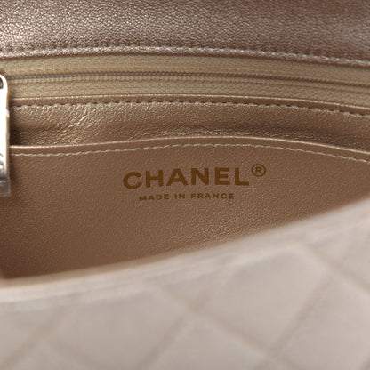 Chanel Metallic Lambskin Quilted Mini Square Flap Gold 8 of 9
