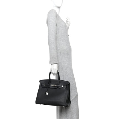Hermes Togo Birkin 35 Black 2 of 11