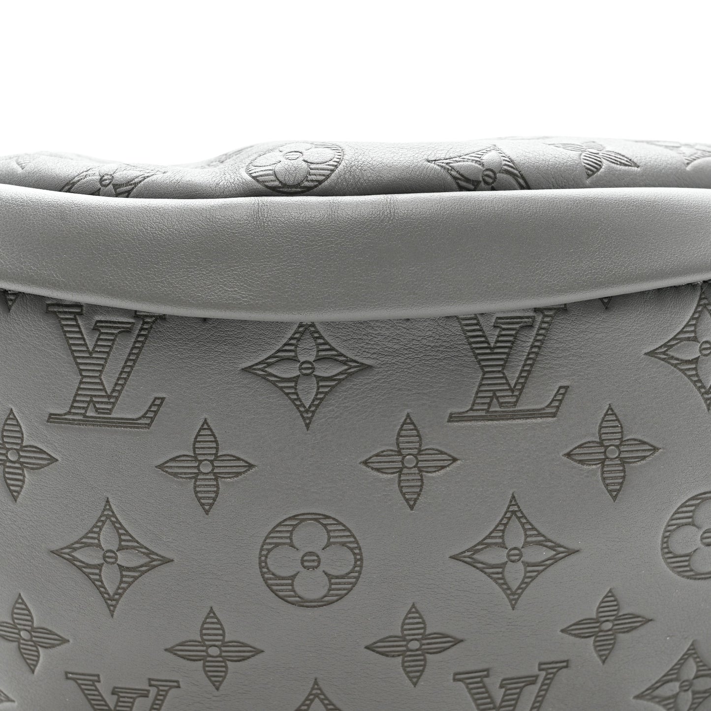 Calfskin Monogram Shadow Discovery Bumbag PM Gray