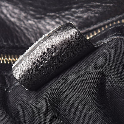 Gucci Calfskin Large Horsebit Chain Hobo Black 7 of 13