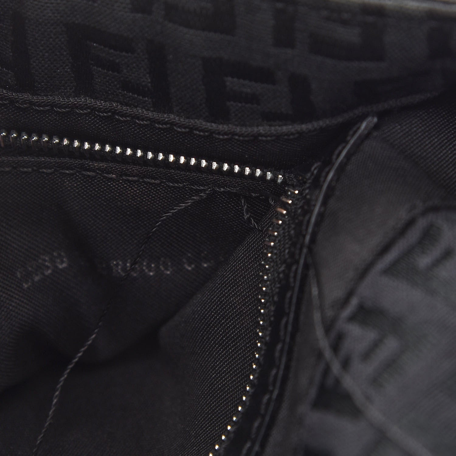 Fendi Zucchino Baguette Black 8 of 10