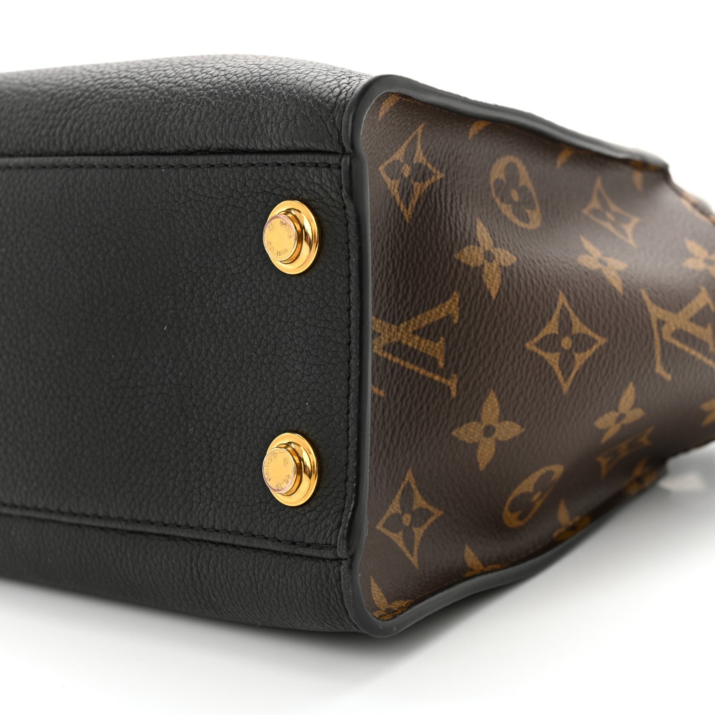 Calfskin Monogram On My Side PM Black