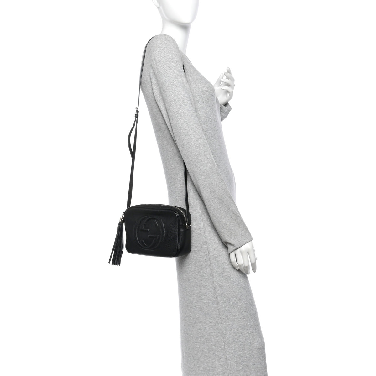 Gucci Pebbled Calfskin Small Soho Disco Bag Black 2 of 10