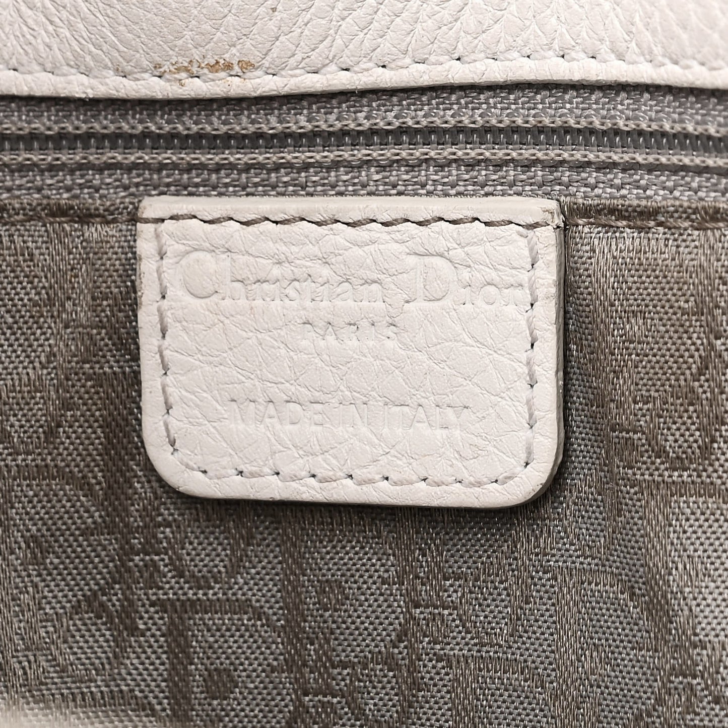 Calfskin Braided Gaucho Double Saddle Bag White