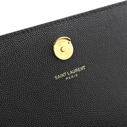 Saint Laurent Grain De Poudre Medium Classic Monogram Kate Satchel Black 12 of 12