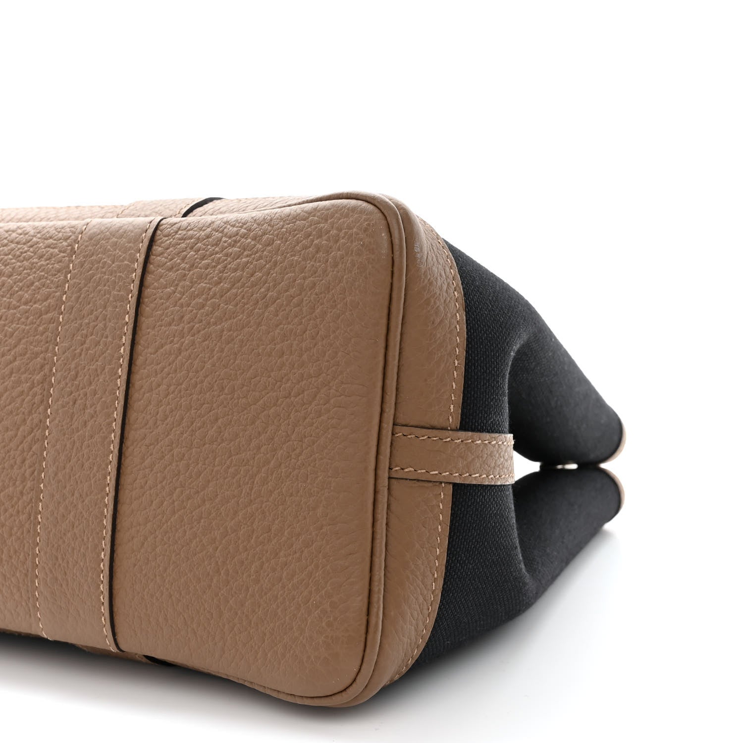 Hermes Toile Militaire Vache Country Garden Party Tote 30 Black Bleu Marine Beige Weimar 9 of 10