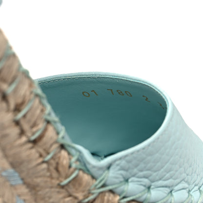 Valentino Garavani Grained Calfskin Rockstud Ankle Wrap Espadrille 15/85mm Wedges 37 Acodamar 8 of 8