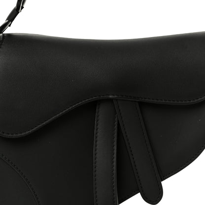 Christian Dior Ultra Matte Calfskin Mini Saddle Bag Black 8 of 10