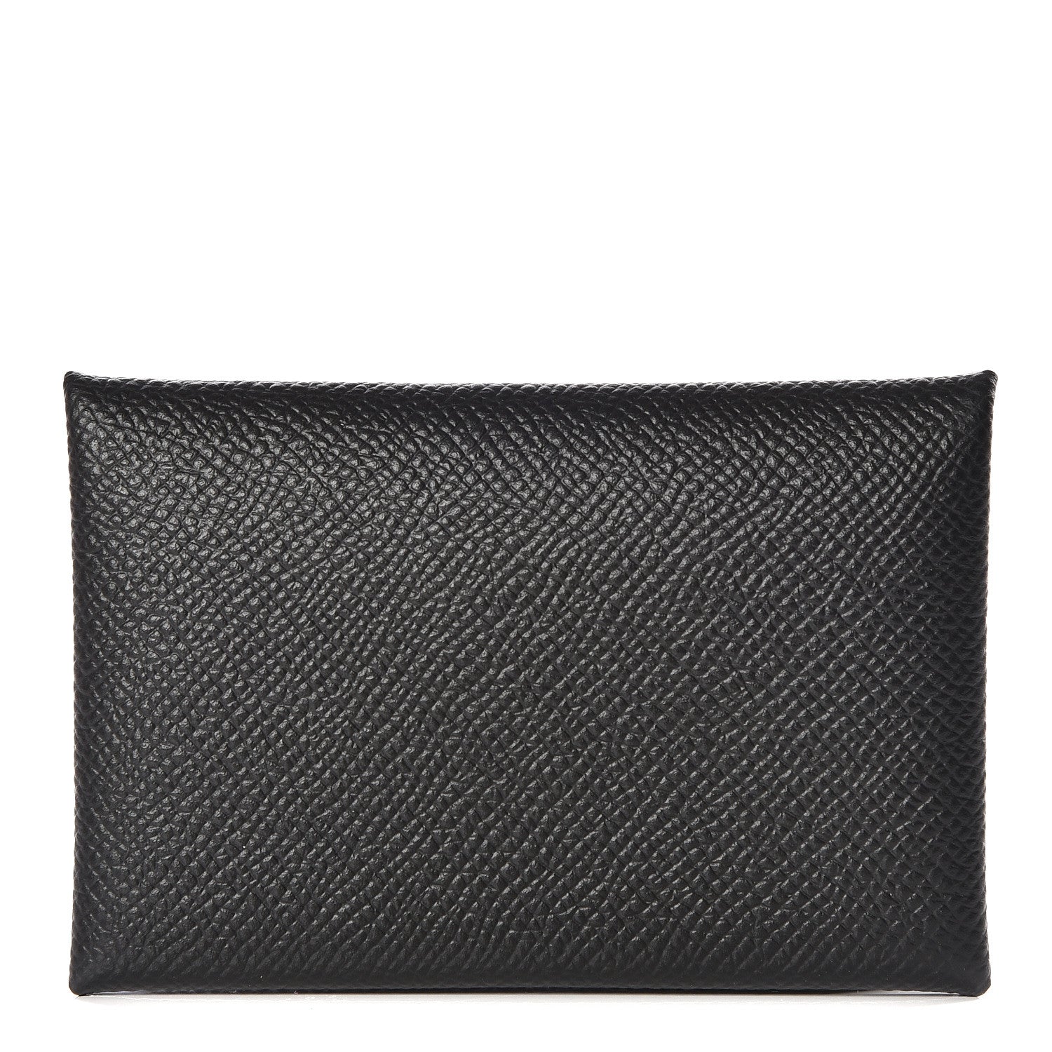 Hermes Epsom Calvi Card Case Black 1 of 8