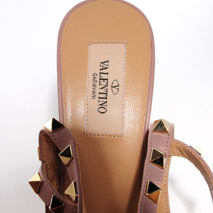 Valentino Garavani Patent Rockstud Ankle Strap Pumps 39 Poudre 7 of 7