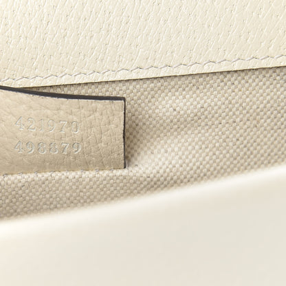 Gucci Textured Calfskin Crystal Mini Dionysus Shoulder Bag Mystic White 7 of 10