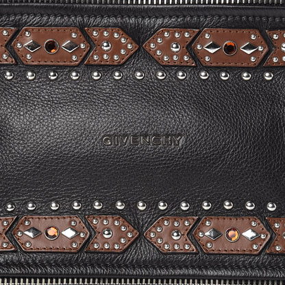 Givenchy Calfskin Small Studded Pandora Black Brown 8 of 10