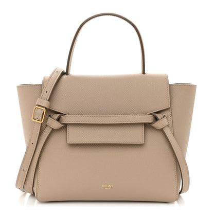 Celine Grained Calfskin Nano Belt Bag Light Taupe 1 of 8
