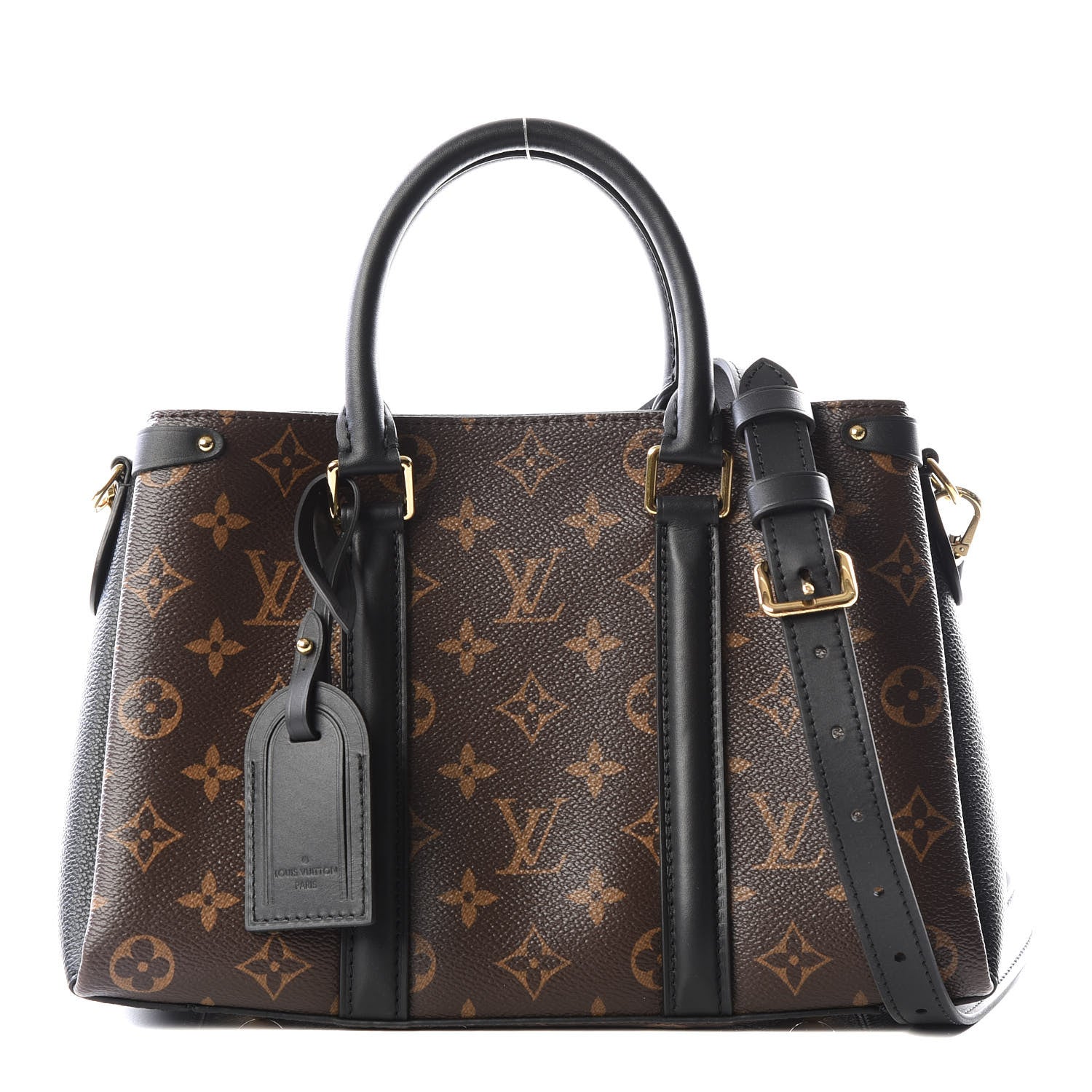 Louis Vuitton Monogram Soufflot BB Black 1 of 11