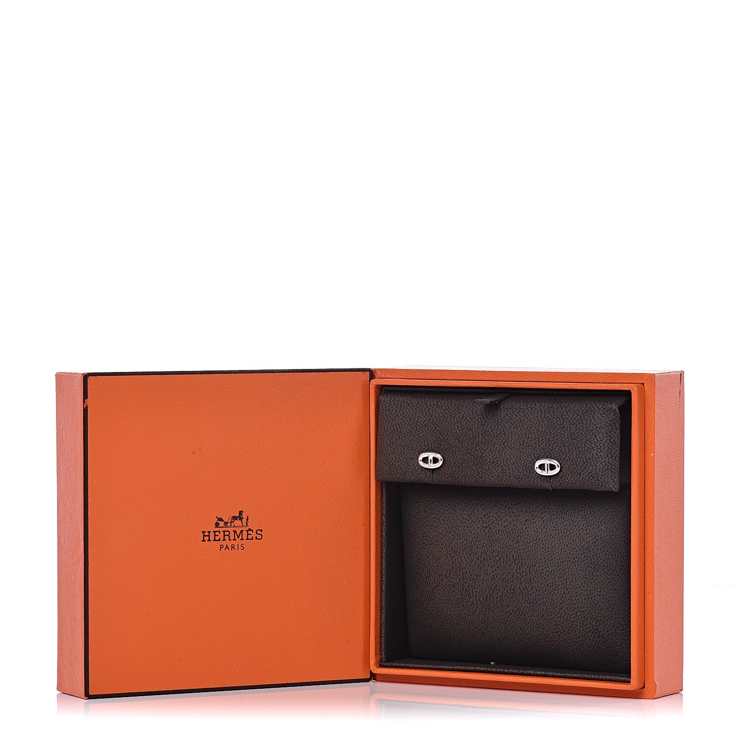 Hermes Sterling Silver TPM Farandole Earrings 5 of 5