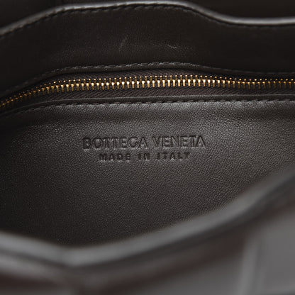 Bottega Veneta Lambskin Maxi Intreccio Padded Chain Cassette Crossbody Bag Black 6 of 8