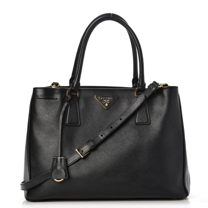 Prada Saffiano Lux Small Tote Nero Black 1 of 13