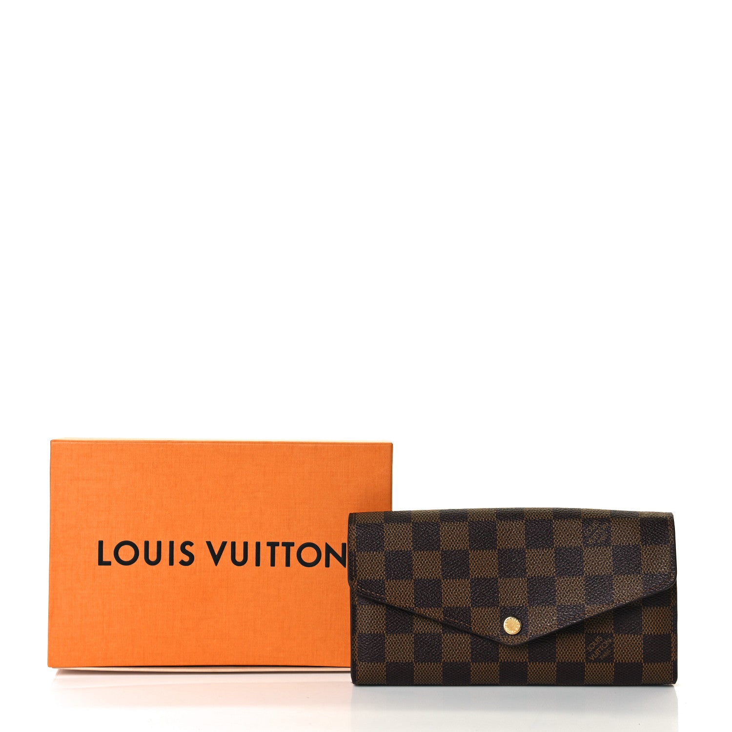 Louis Vuitton Damier Ebene Sarah Wallet NM 8 of 8