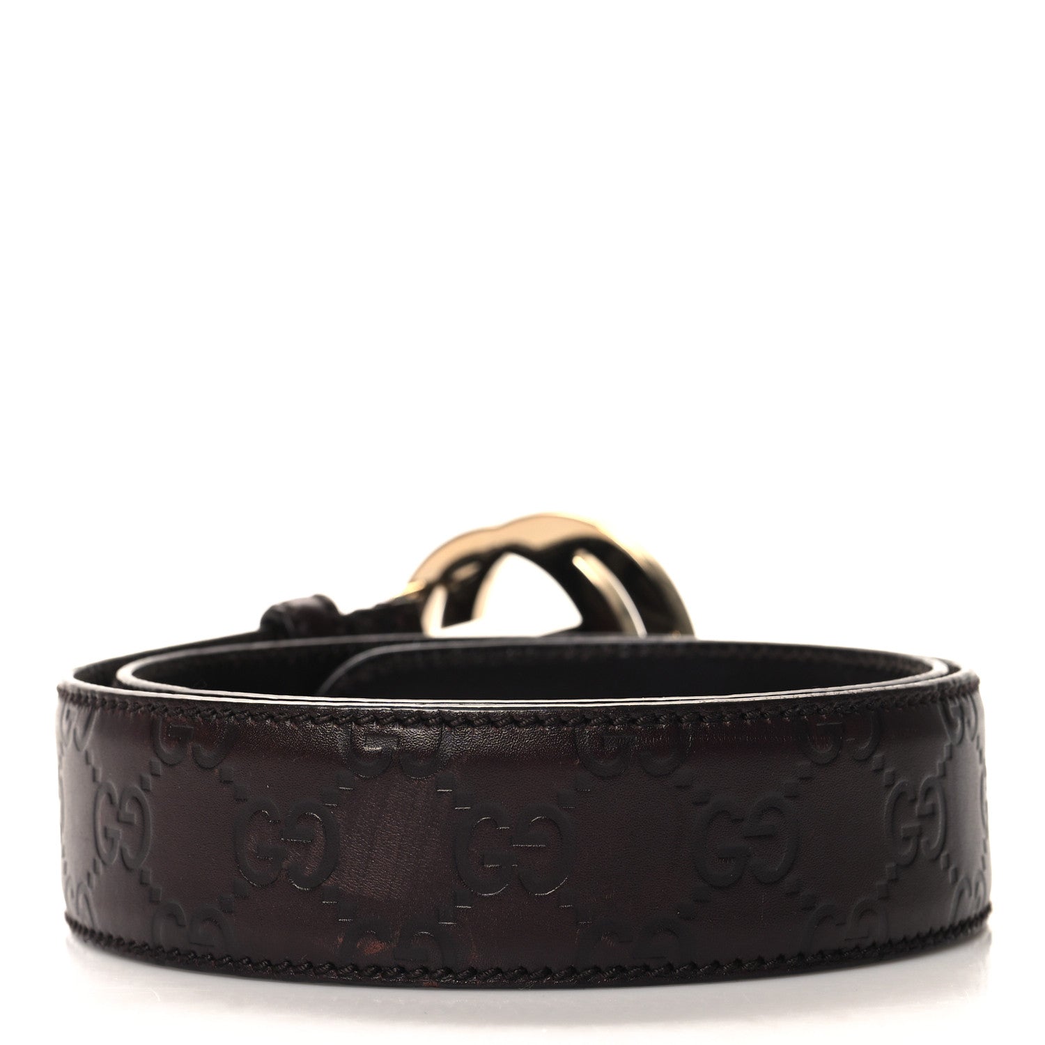 Gucci Guccissima Interlocking G 40mm Belt 80 32 Brown 2 of 5