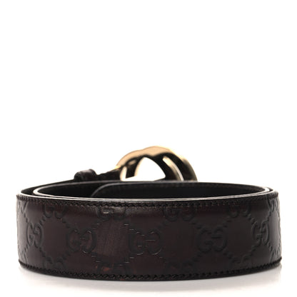Gucci Guccissima Interlocking G 40mm Belt 80 32 Brown 2 of 5