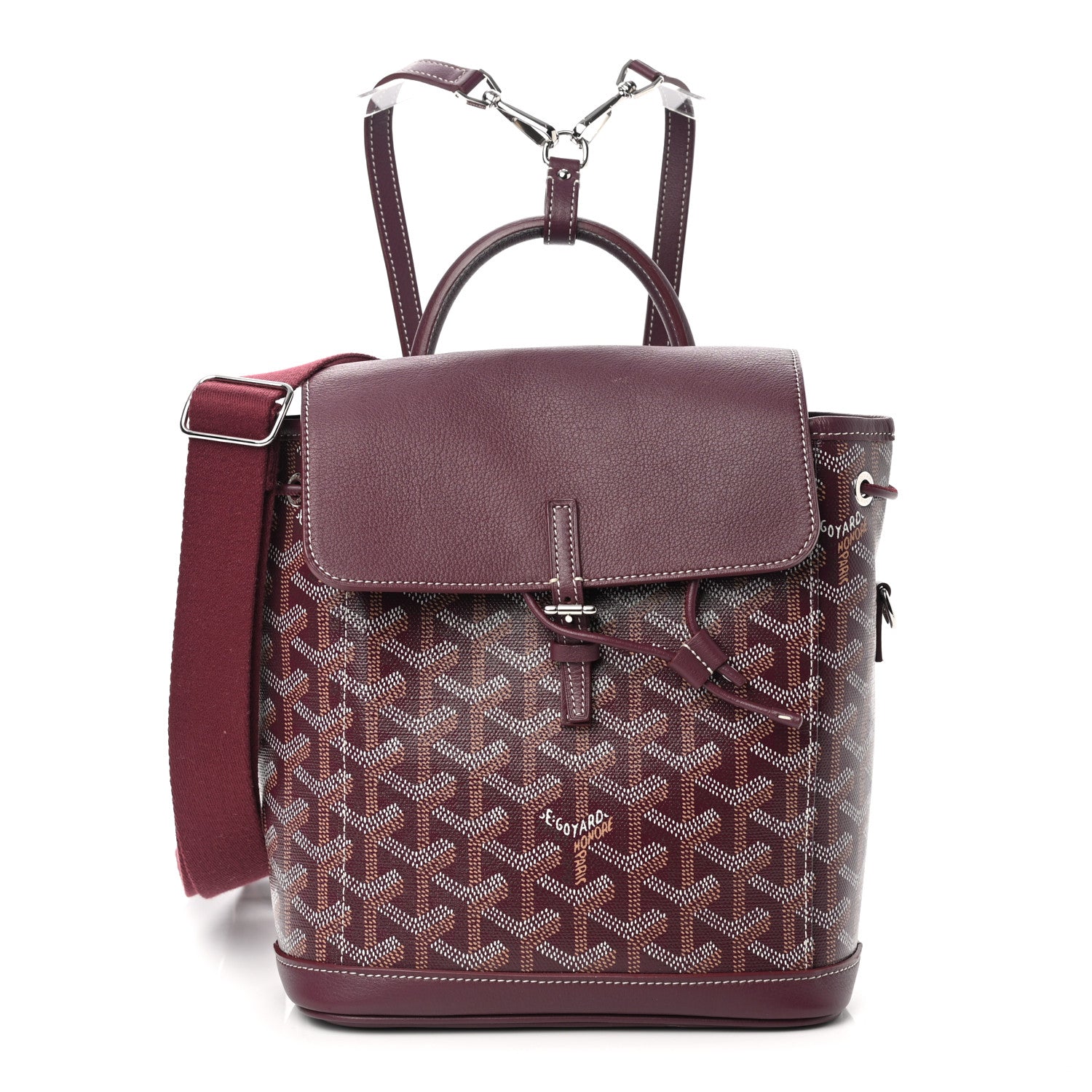 Goyard Goyardine Calfskin Mini Alpin Backpack Bordeaux 1 of 12