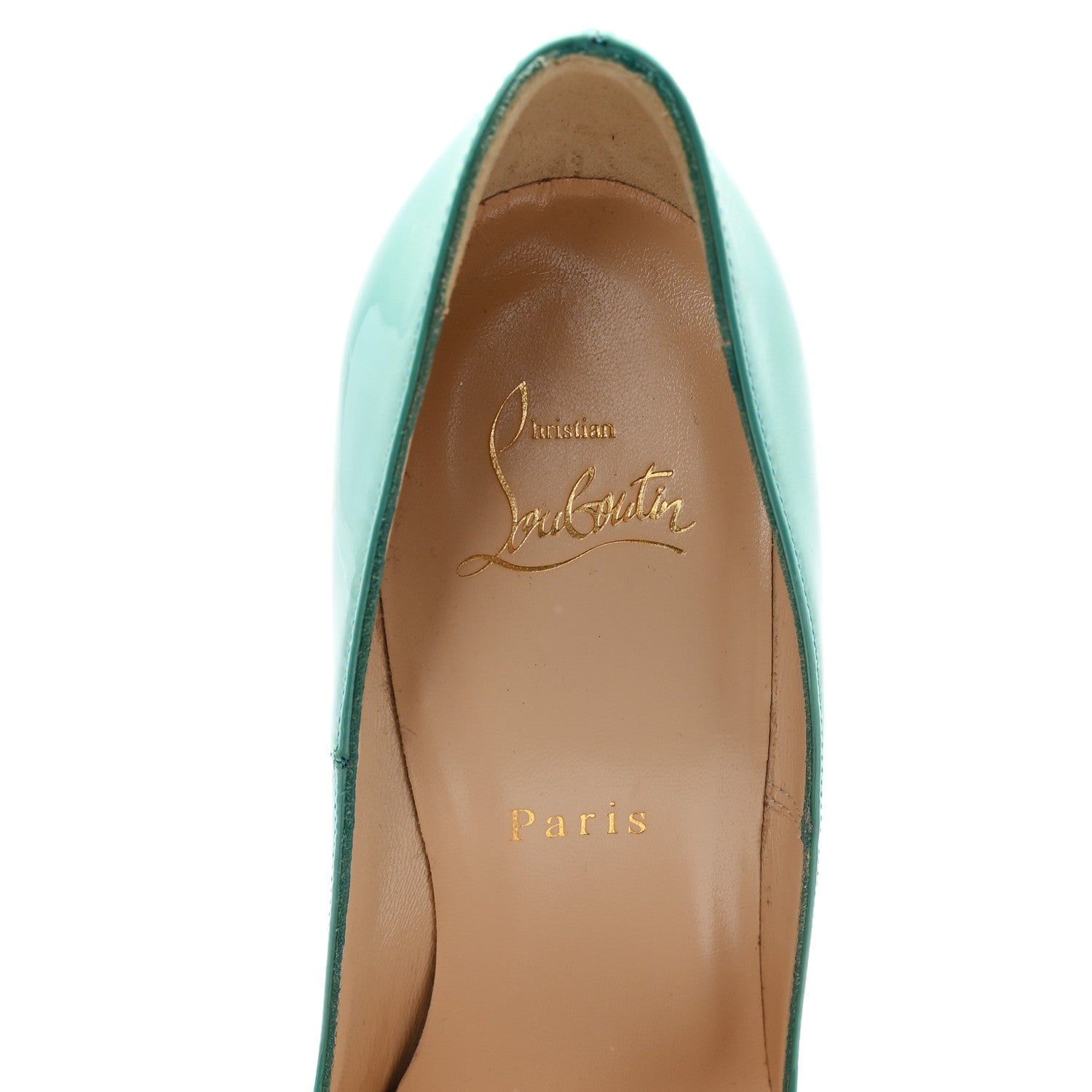 Christian Louboutin Patent So Kate 120 Pumps 38 Pacific 8 of 9