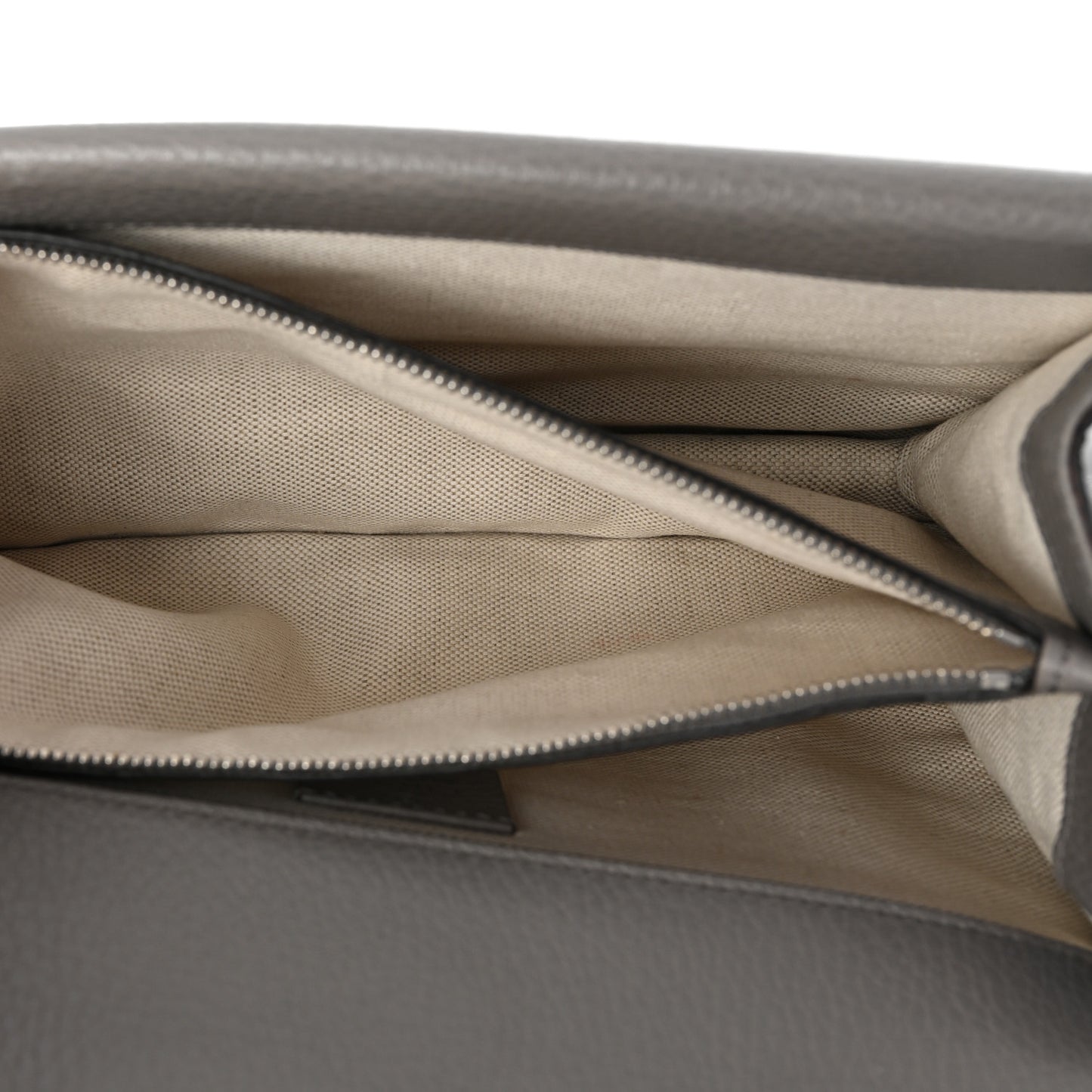 Pebbled Calfskin Small Dionysus Shoulder Bag Dusty Grey