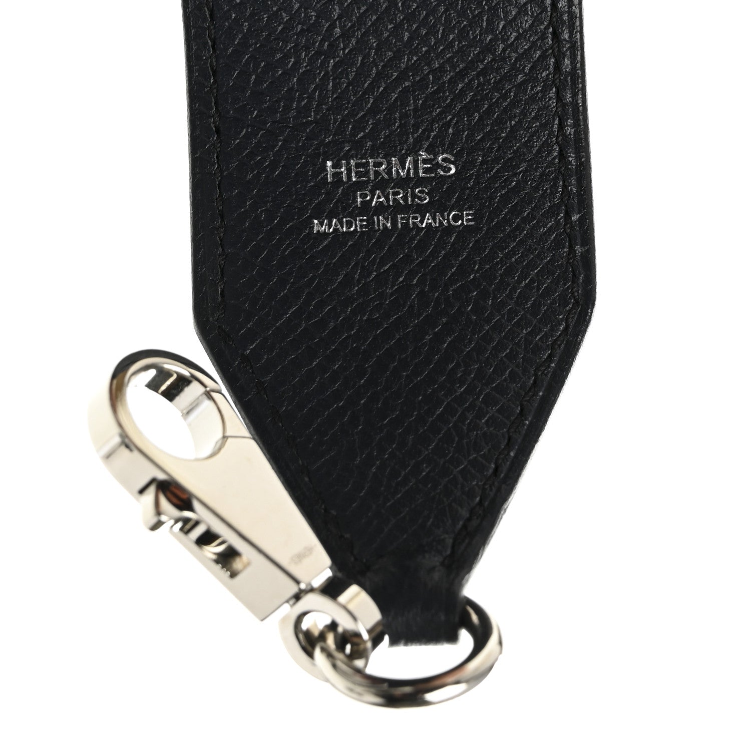 Hermes Epsom 40mm Mousquetons Tressage Shoulder Strap Bleu Indigo Rose Extreme Lime 3 of 5