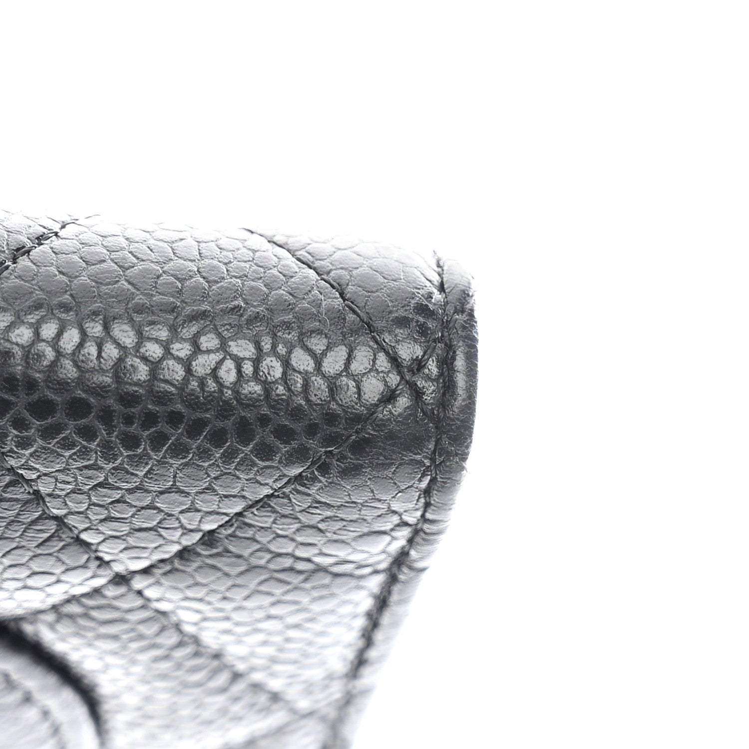 Chanel Caviar Quilted Large Flap Wallet Black 11 of 11